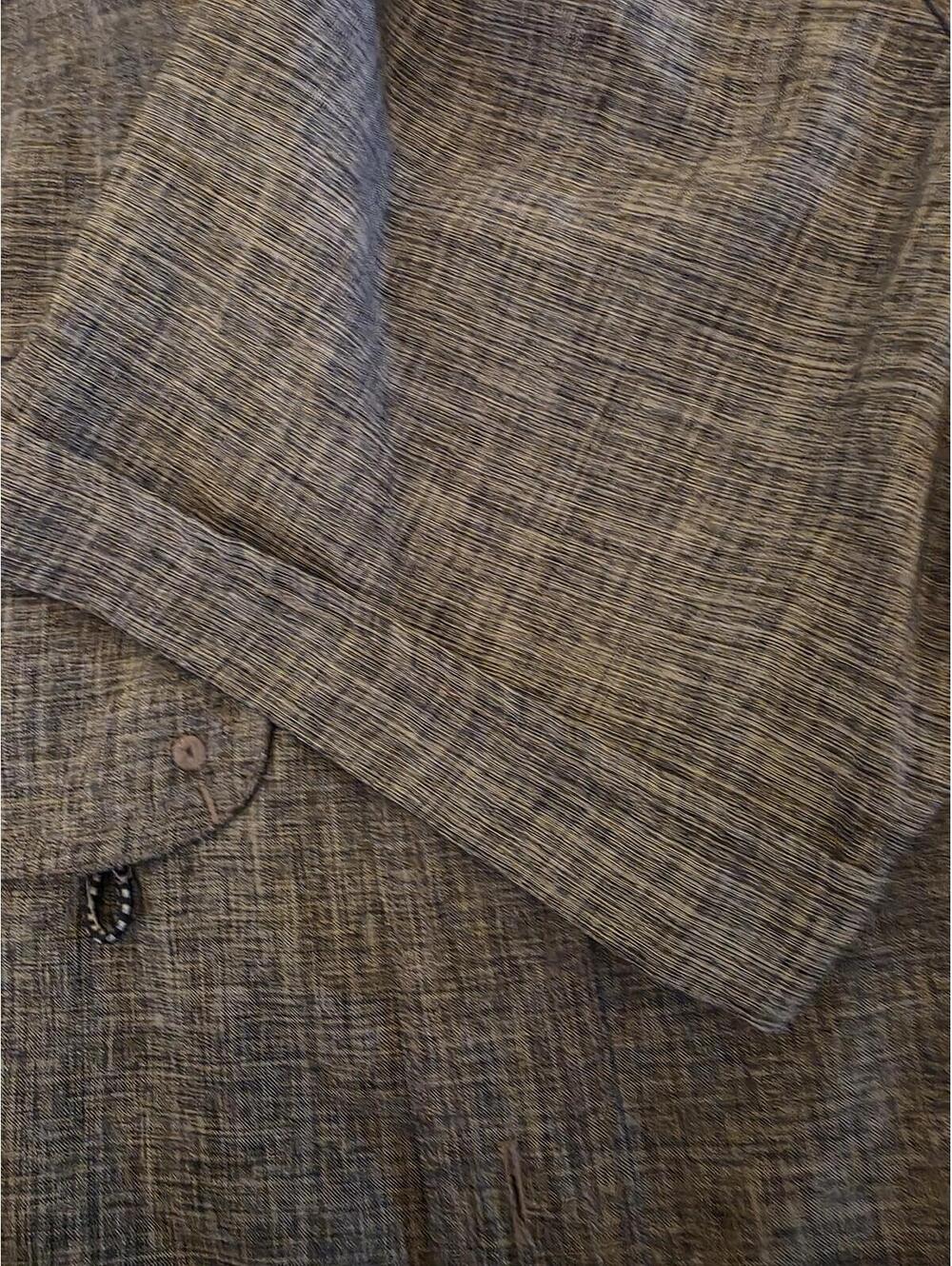IZOD Saltwater Performance Mens XL Gray Long Sleeve Button Shirt Fishing